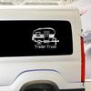 Car Stickers Graphcis Trailer Trash Outline Decor Decal Vinyl Decoration Van Camper Camping Wraps Cover Auto Tuning Accessories