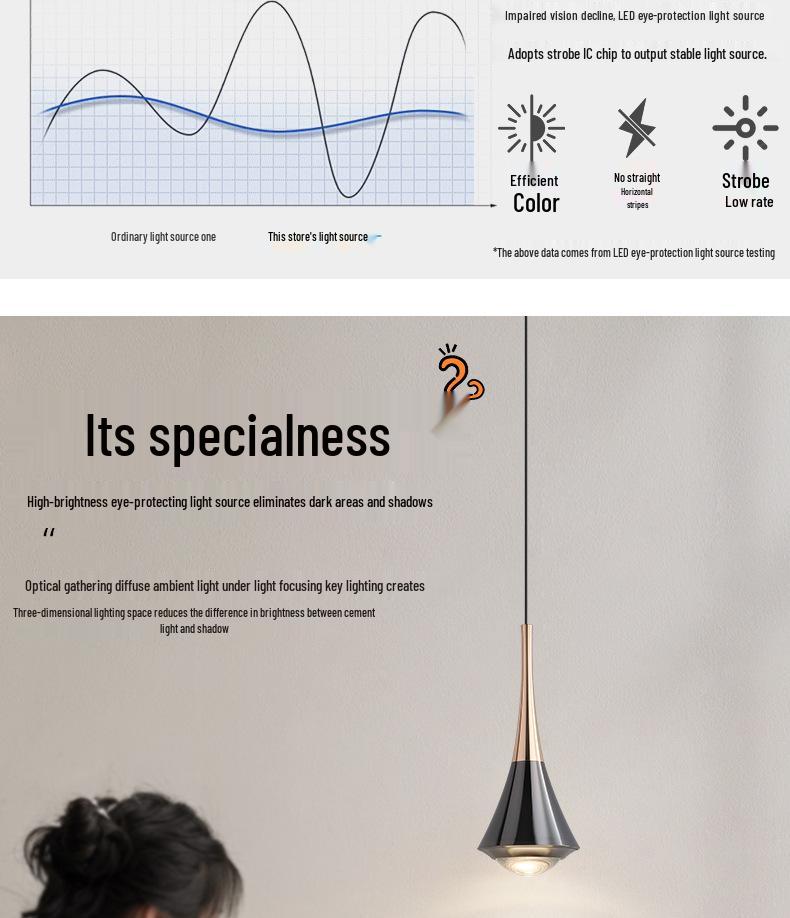 Minimalist Italian-Style Adjustable Pendant Light for Bedroom, Entryway, or Dining Room.