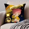 Sweet Pink N-Nikki And M-Momocat Chibi Icons Cushion Cover Pillowcase Anti-Dustmite Invisible Zipper Short Plush Sofa Cushion