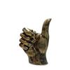 Resin Thumbs Up Sign Gesture Showpiece (5.5x1.5x1.5 inch)