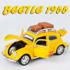 AAZT1 1:32 Beetle 1955 GSR Model Toy Vintage Cars Alloy Diecast Sound Light Doors Opened Pull Back Miniature Vehicles for Kids Gifts