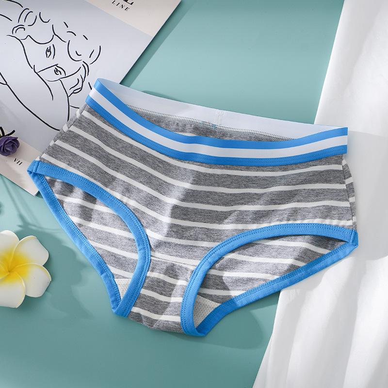 Women's Striped Underwear Women's Triangle Underwear Cotton Women's Plus Size Triangle Underwear