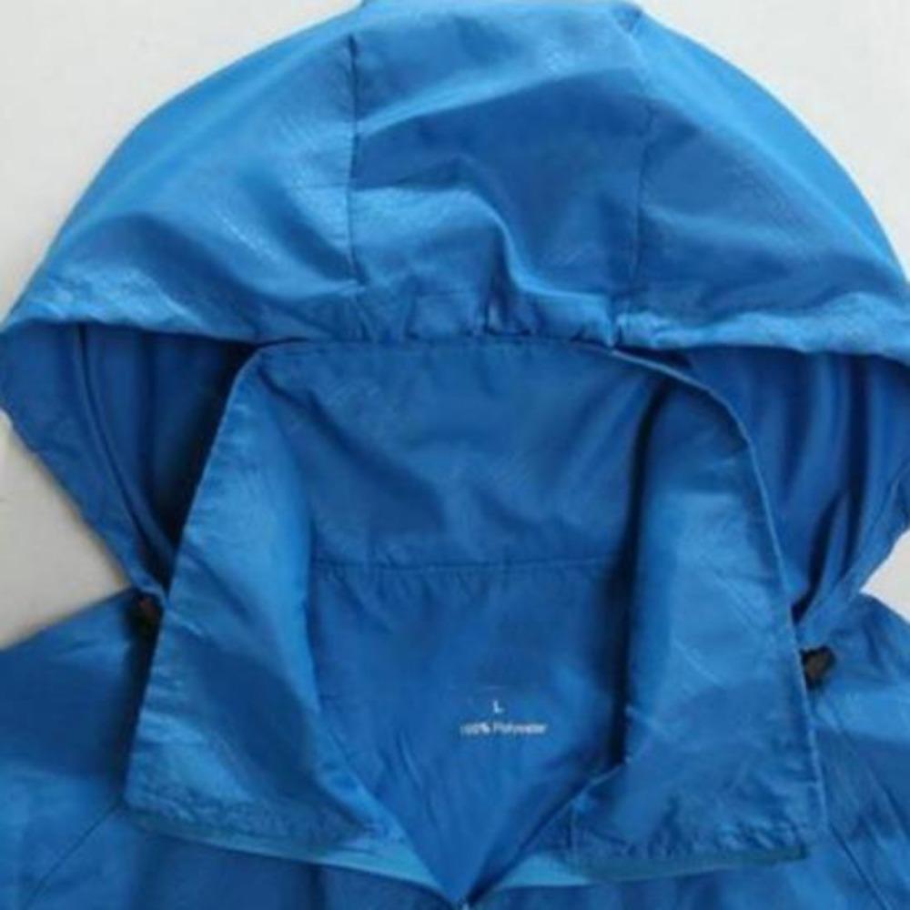 Women Men Solid Color Quick Dry Casual Outdoor Jacket Waterproof Windproof Sunscreen Sports Coat for Jogging