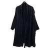MUSE Black wool smooth knit gown coat coat F blackUsed