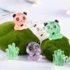 Micro Landscape Resin Decoration Glow-in-the-dark Cartoon Red Panda Decoration Desktop Car Decoration Accessories