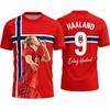 2026  Maglietta da Calcio Norvegia Haaland Poliestere Traspirante