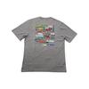 Li Ning Sportmode Serie Logo-Print Locker Bequem Atmungsaktiv Kurzarm T-Shirt Herren T-Shirts Grau AHSTA41-3