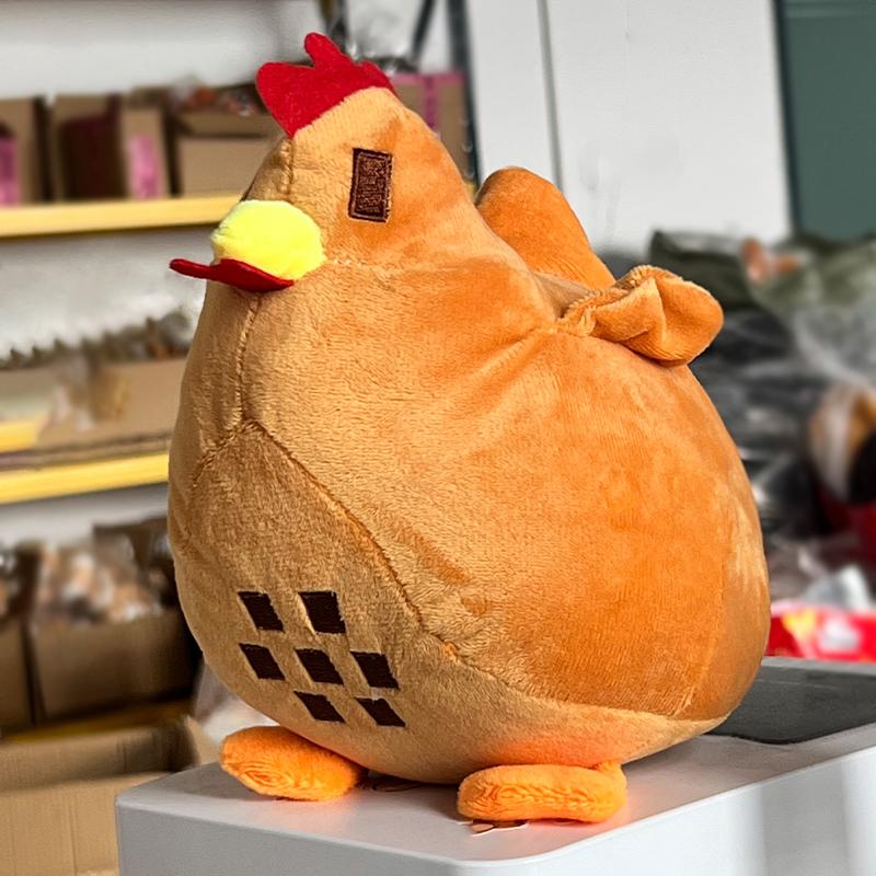 22cm Urocze Pluszowe Kurczaki ze Stardew Valley Miękka Wypchana Poduszka Zwierzątko Zabawki dla Dzieci Prezenty Świąteczne Dekoracja Domu