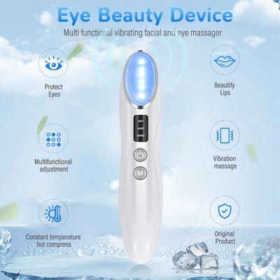 Portable Eye Massager Electric Heating Vibration Wrinkle Anti-Ageing Eye Massage Dark Circle Removal Beauty Face Eye Care Pen