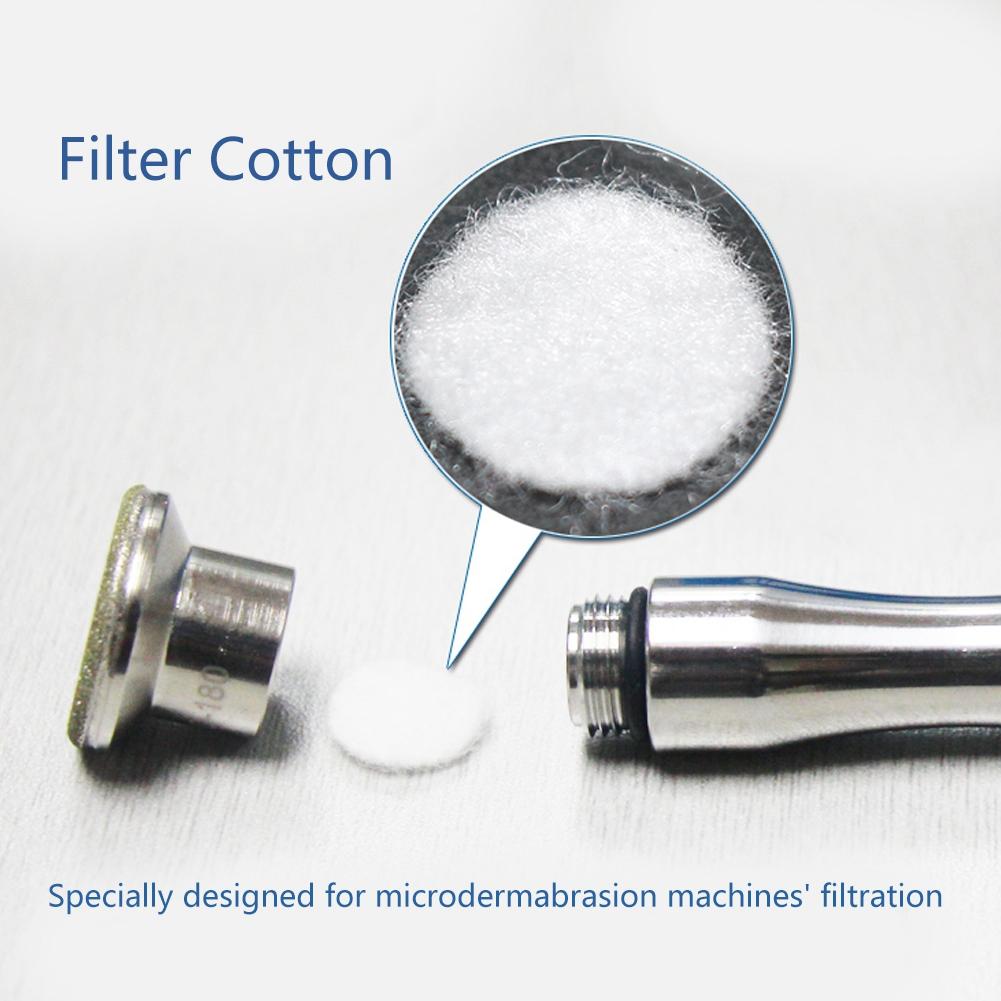 7 Sizes 100pcs New Cotton Filter Round Filtering Pads For Blackhead Removal Beauty Machine