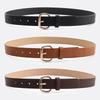 1pcs Snakeskin Pattern Women's Belt Retro Pin Buckle PU Leather Belt Fashion Decorative Belt for Jeans Coats Waist Accessory