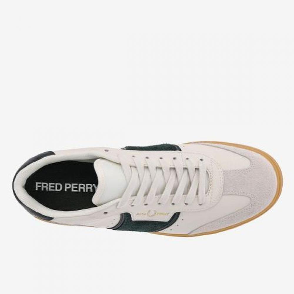 Fred Perry Men S SneakerS B4 Textured Leather Suede Sfpm2612323 760
