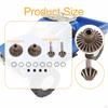 Metal Bridge Gear Set Accessories Wear Resistant Drive Shaft Convenient RC Car Parts for 1/12