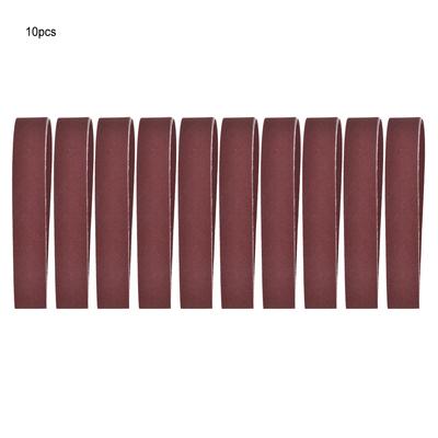 10pcs 760x25mm Sanding Belt 30x1 Inch Abrasive Band for Belt Sander 2401000 Grit (600#)