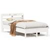 VidaXL Cadre de lit sans matelas blanc 90x200 cm bois de pin massif 3306898