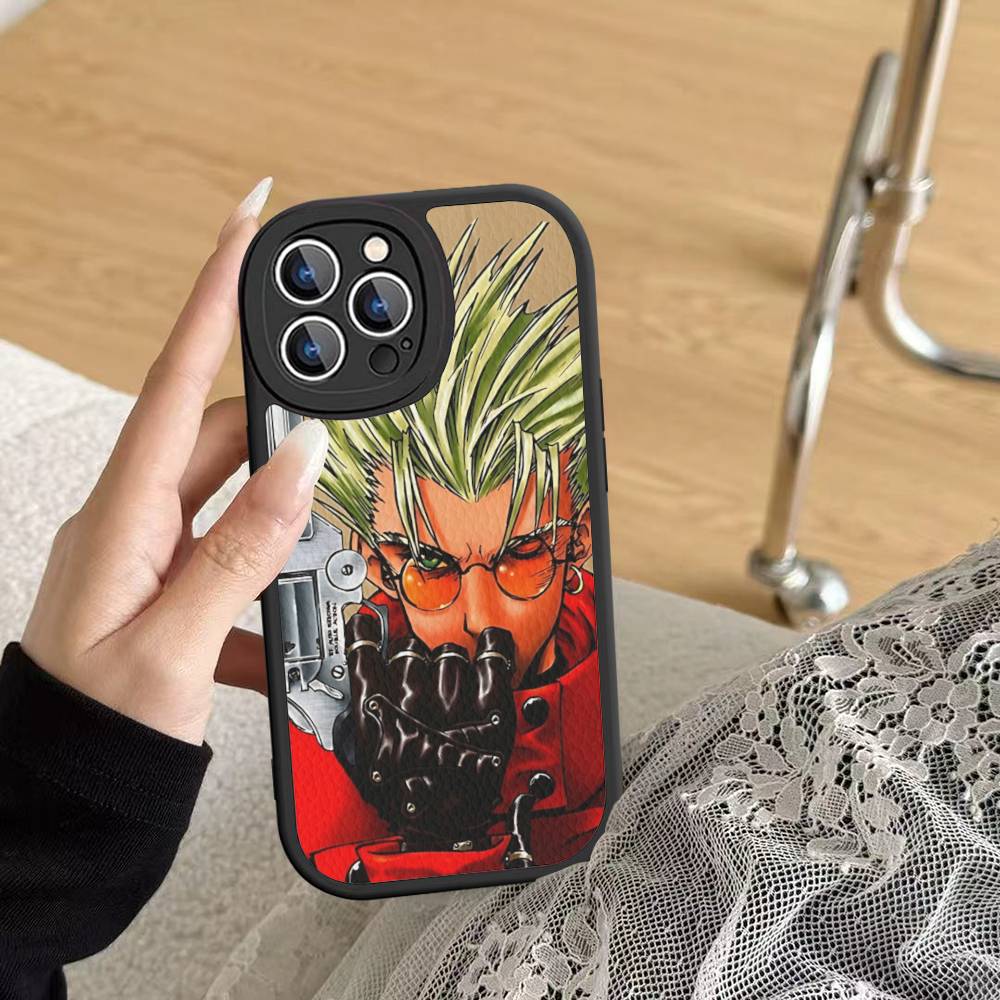 

Классический Аниме Т-ТриггунS Кожаный Чехол Для Телефона Для IPhone 16 15 14 17 Pro Max 11 12 Mini Plus Мягкий Чехол iPhone 16pro max