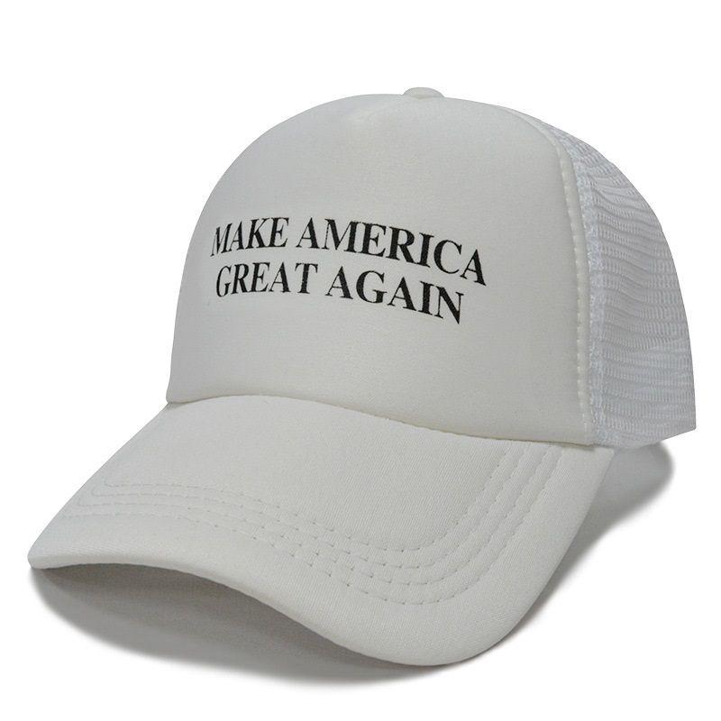 

Сделай Америку снова великой Сетчатые шляпы для голосования за Трампа Президентские выборы Лето белый