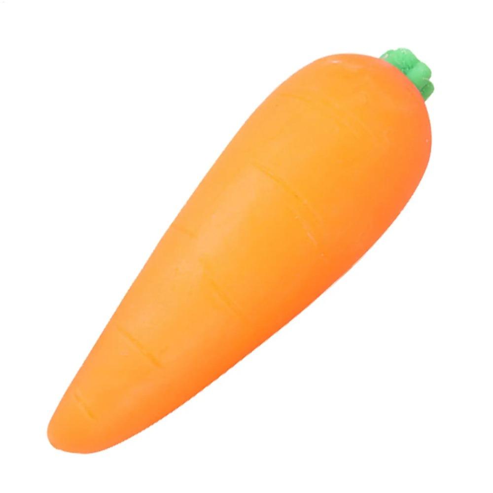 1Pc Carrot Vegetable Squishy Stress Relief Toy Fidget Decompression Pinch Sensory Toy For Kids And Adults Gift
