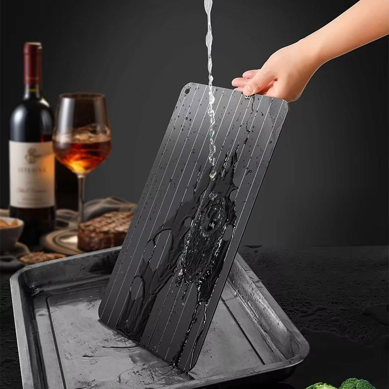 Fast Defrost Tray Thaw Frozen Food Meat Fruit Board Defrost Tray Thaw Kitchen Gadgets Rapid Safer Defrostin Large Size Board