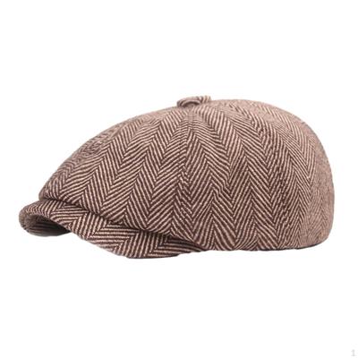 Beret Hat Men's Newsboy Hats Fashion Golf Warm Gift Boy Flat Caps for Men Cabbie Driving