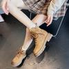 Leather Martin boots women's autumn and winter fashion casual retro tooling boots versatile cow suede short boots
