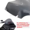 13" Motorcycle Accessories Smoke/Clear  Front Fairing Windscreens Wind Deflectors For Harley Road Glide 3 FLTRT 2023 2024 2025