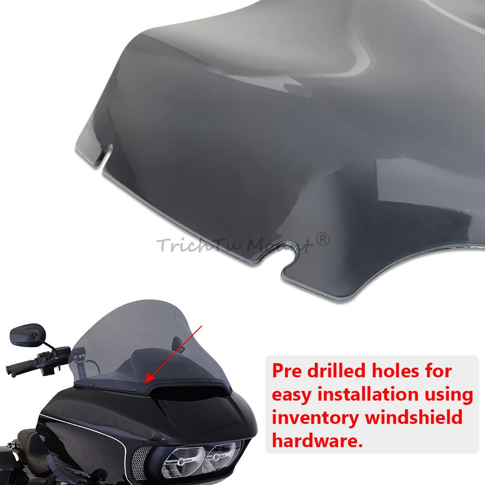 13" Motorcycle Accessories Smoke/Clear  Front Fairing Windscreens Wind Deflectors For Harley Road Glide 3 FLTRT 2023 2024 2025