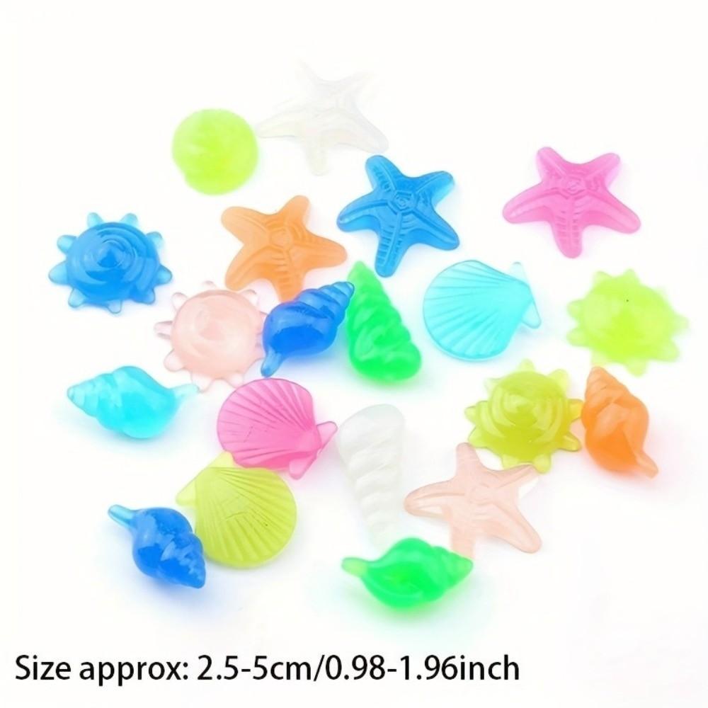 50/100Pcs High Brightness Colorful Luminous Stones Long-lasting Handmade Glowing Stones Micro Landscape Multicolor