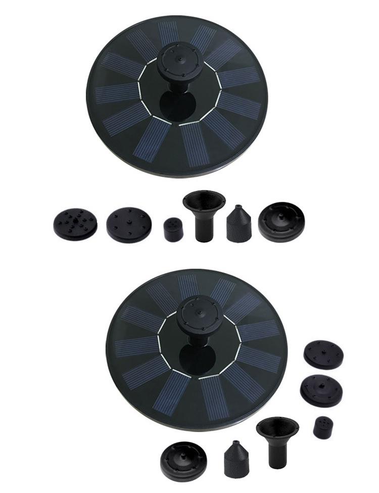 Zonnepaneel Drijvende Fontein met Watertekort Bescherming - Verkrijgbaar in 13CM, 16CM en 18CM Maten