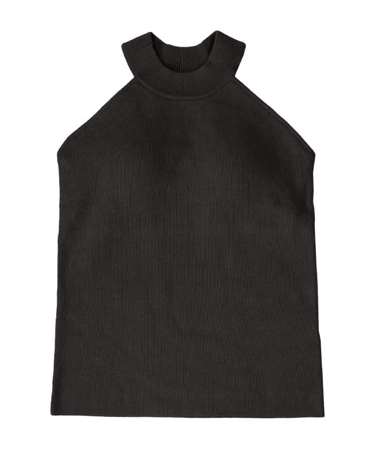 

DONOBAN Knit Bra Tank American Black Top, Layered, Sleeveless, Style,