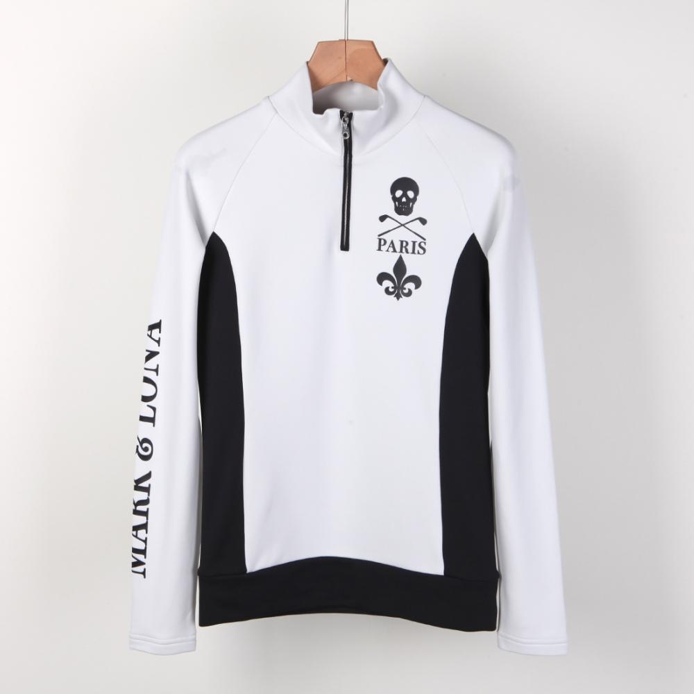 

Женская футболка Mark Rona Golf Top Atlas до половины молнии 22FW, белая MLW2DAC06WHITE 36