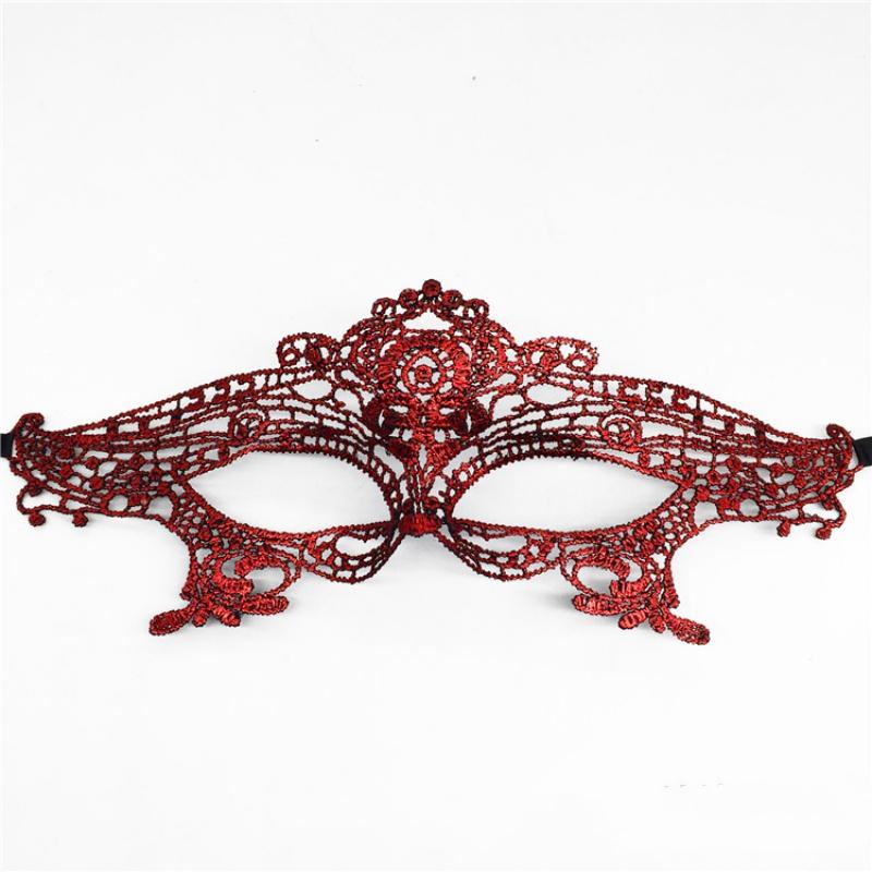 

Cosplay Eye Mask Lace Halloween Half Face Mask Carnival Party Mask Red For Stage Show Party Masquerade