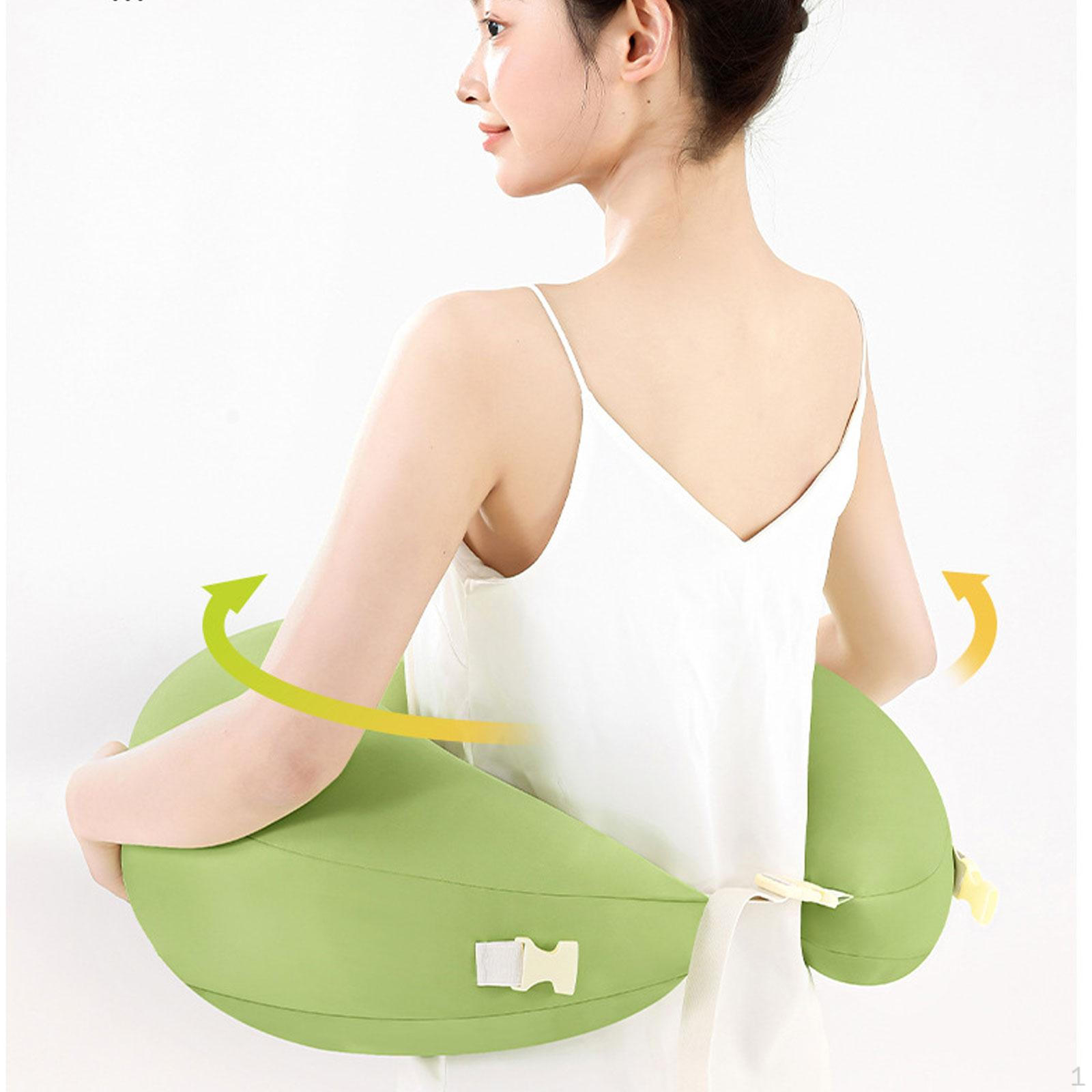 Nursing Pillow Adjustable Waist Strap Soft Comfortable Wider Feeding Pillows Green 6159₽