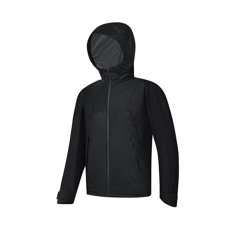 New FILA Jackets Men's Pitch Black A11M431714FBK