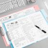 A3 Paper Folder Transparent Folder Student Paper Storage Bag Paper Sorting Artifact A4 Folder Board Office Supplies Student Note