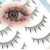 5 Pairs Portable False Eyelashes Fluffy Comic False Eyelashes Sweatproof Cosmetic Tool  Make Up