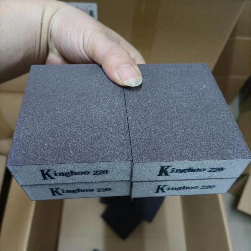 Sponge Sanding Block for Woodworking, Furniture, Paint, Rust, Wall Putty, and Grout Polishing.