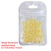White Pink Flower Nail Charms 3D Flower Nails Art Charms Manicure Supplies DIY Nail Decorations for Acrylic Nails