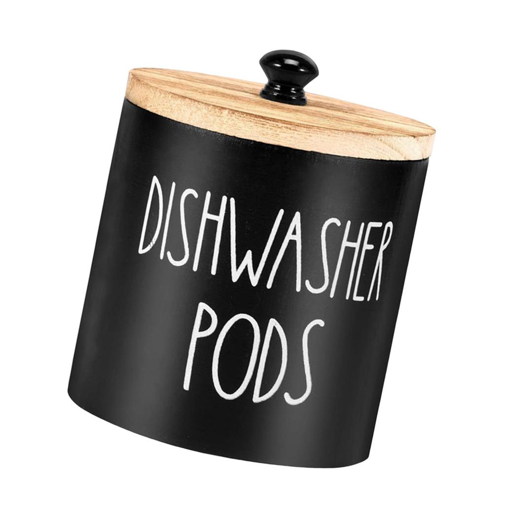 Wäschekapsel-Behälter Mehrzweck mit Deckel Küchen-Dekor Robust Staubdicht Aufbewahrungsbox für Tischplatte Waschküche Wohnung