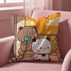 Cute B-BUBU DUDUS Cushion Cover Multi-Scene Pillow Cover for Home & Car - Reversible, Soft & Durable for Daily Use