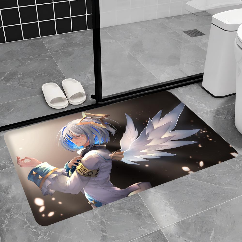 Hololive Amane Kanata Floor Mat Retro Multiple Choice Living Room Kitchen Rug Non-Slip Modern Home Decor