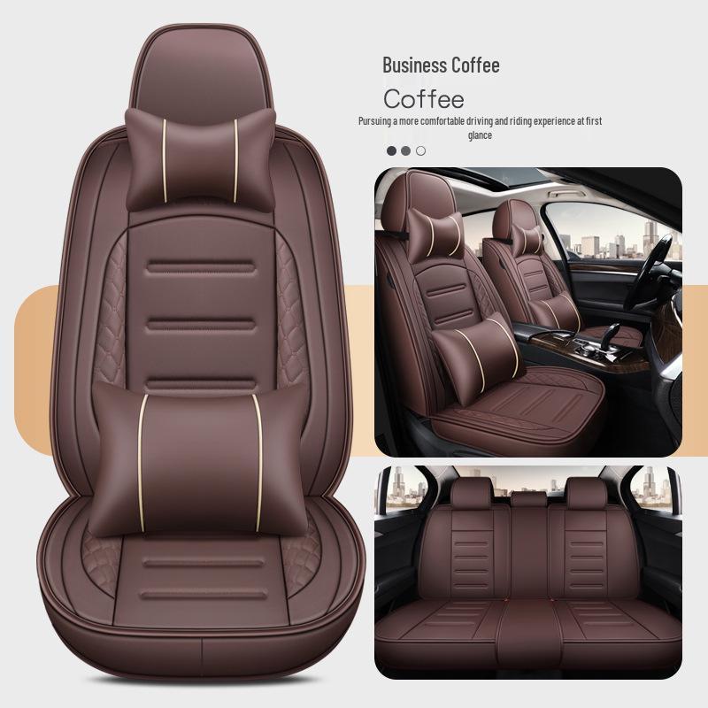 All-Season Universal Leather Car Seat Cushion Cover