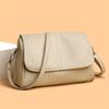 Ležérní Černá Hnědá Dámská Vintage Kožená Klopová Crossbody Taška, Měkká Koženková Taška přes Rameno, Všestranná Praktická pro Každodenní Použití