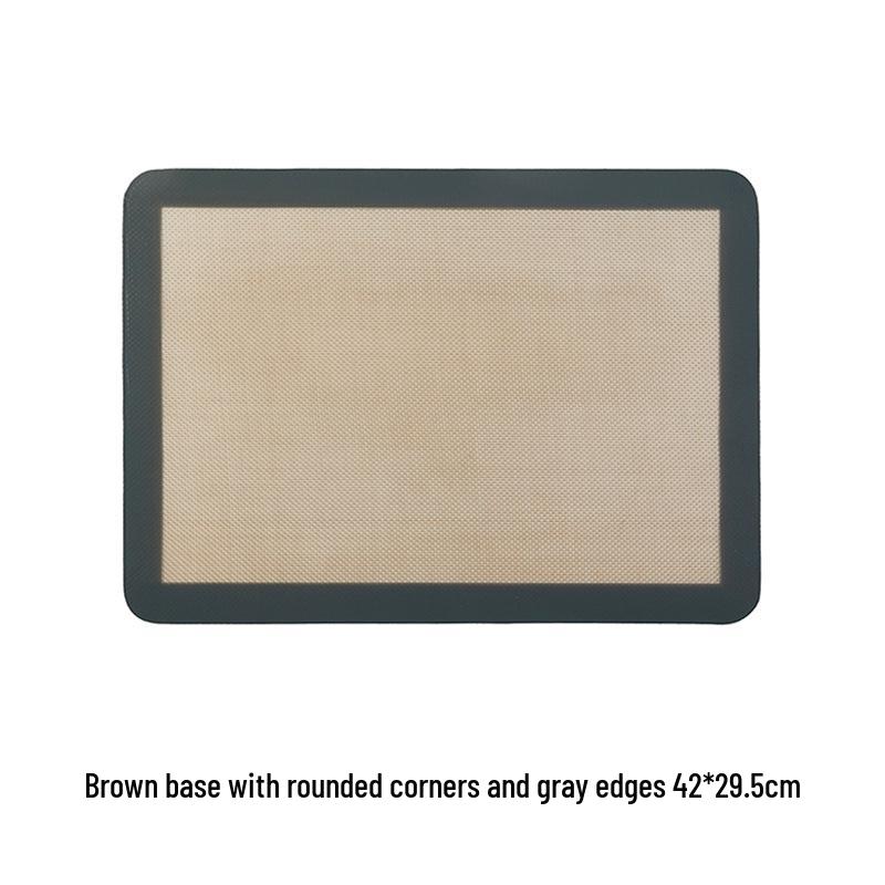 Coffee Silicone Baking Mat: 0.7mm Thick, Heat-Resistant, Platinum Silicone for Baking and Kneading