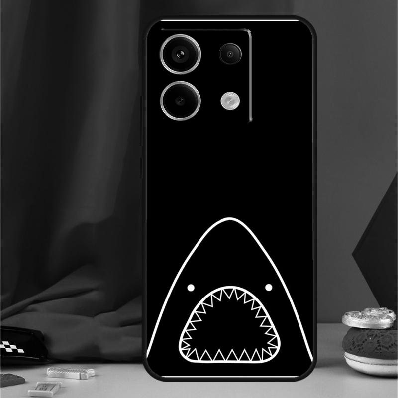 Чехол Кит-акула для Xiaomi Redmi Note 14 13 12 11 10 15 Pro Plus Redmi 15 13 15C 13C 10C 12C 14C Funda Redmi 12 4G