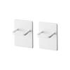 Yamazaki Jitsugyo Magnetic Spray Hook Set of 2 White Approx. W5XD3.5XH7cm Plate Spray Hook 5074