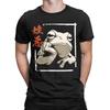 Japanese Grumpy Frog T Shirt for Men 100 Cotton Fashion for Male TShirt Round Collar  Tees Short Sleeve Tops Gift Idea