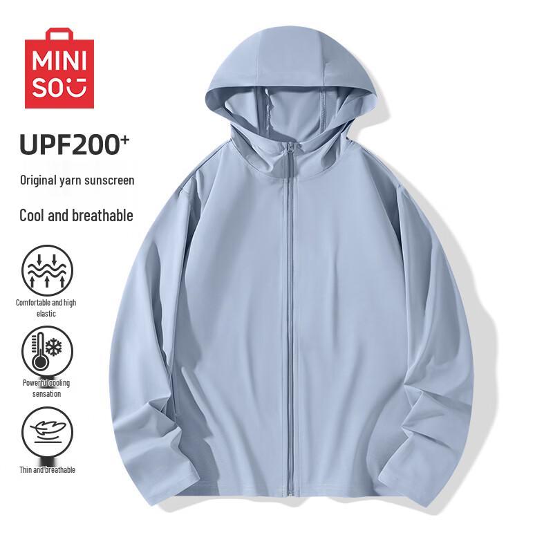 MINISO Men s Cooling Hooded Sun Protection Jacket 2XL
