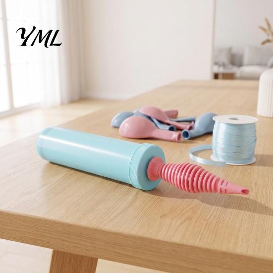 Handheld Balloon Pump Hand Held Plastic Pump, Two Way Dual Action Inflator, Manual Inflator Air for Latex Balloons, Portable Blower Tools Tool
