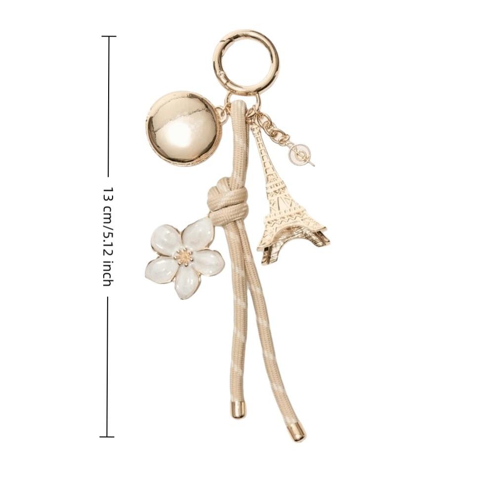 Fashion Alloy Material Rope Keyring Elegant Cute Bag Pendant Charms Red Tomato Heart Resin Fruit Shape Keychain Gifts For Women